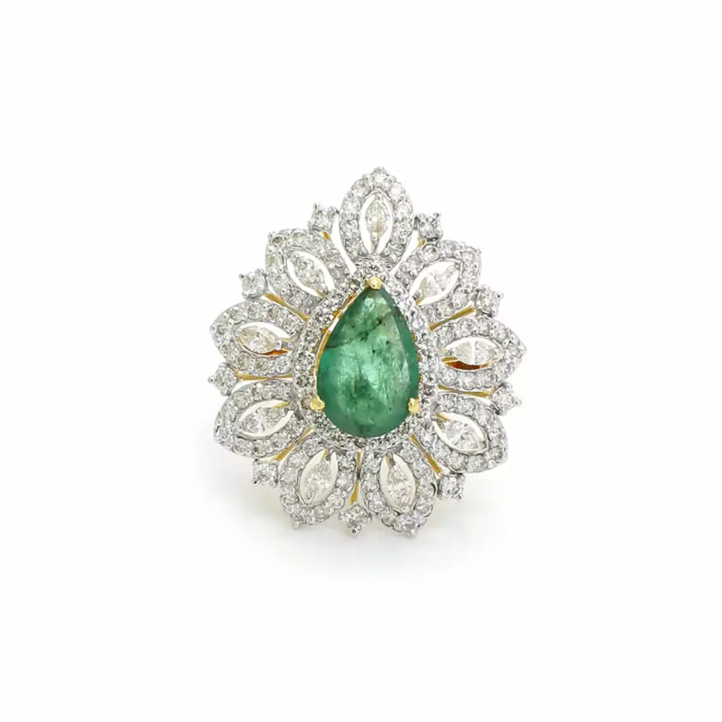 Diamond Emerald Ring
