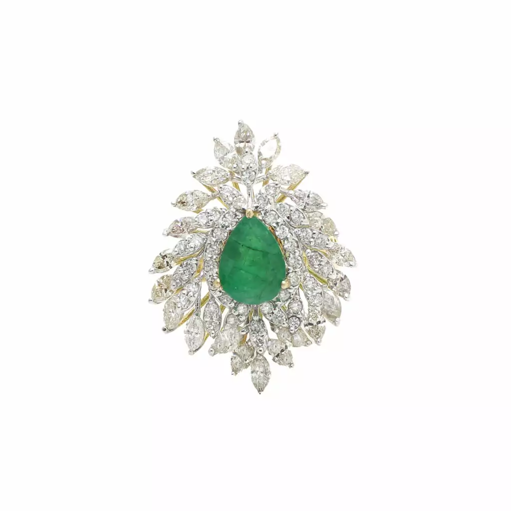 Diamond Emerald Ring