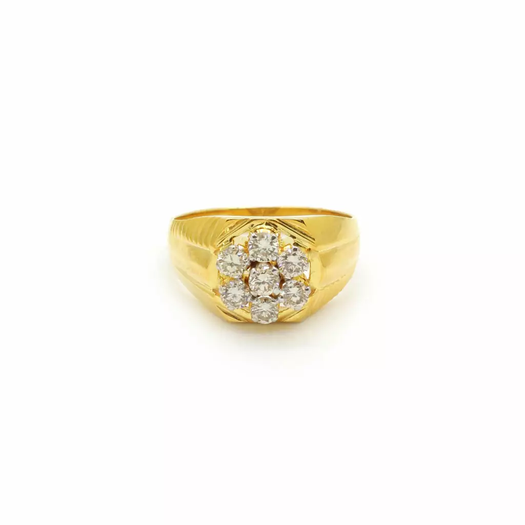 Diamond Gents Ring