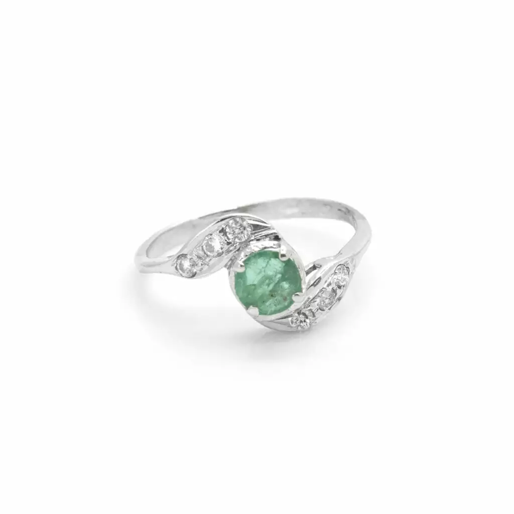 Diamond Emerald Ring