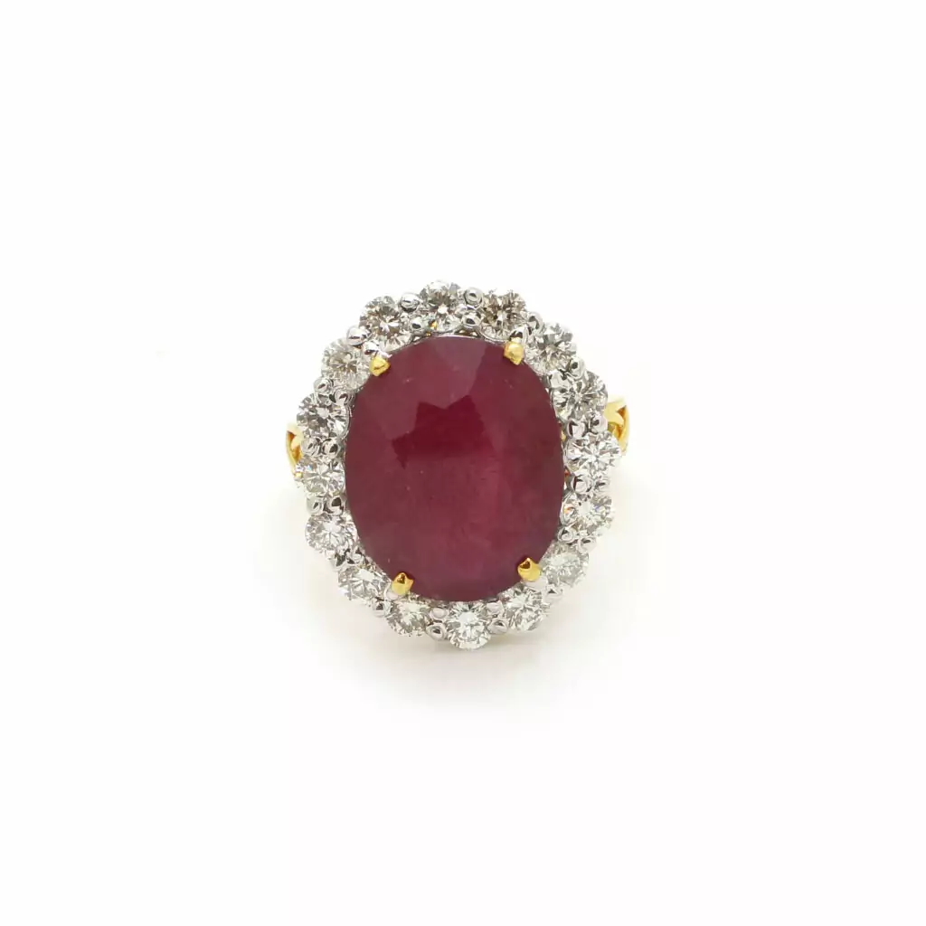 Diamond Ruby Ring