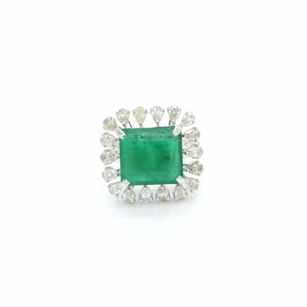 Diamond Emerald Ring