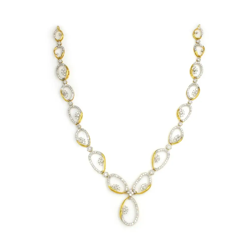 14K Gold Diamond Necklace